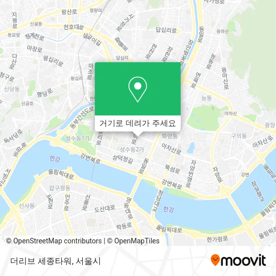 더리브 세종타워 지도