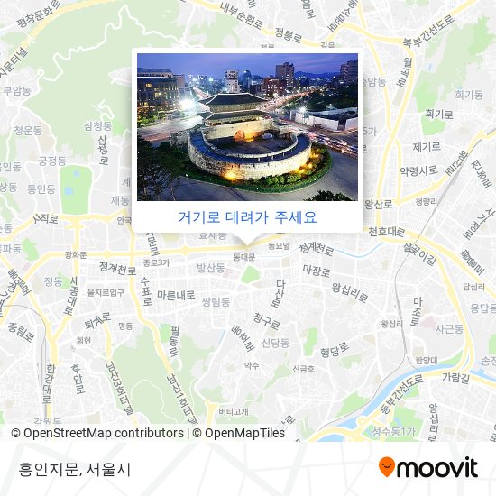 흥인지문 지도