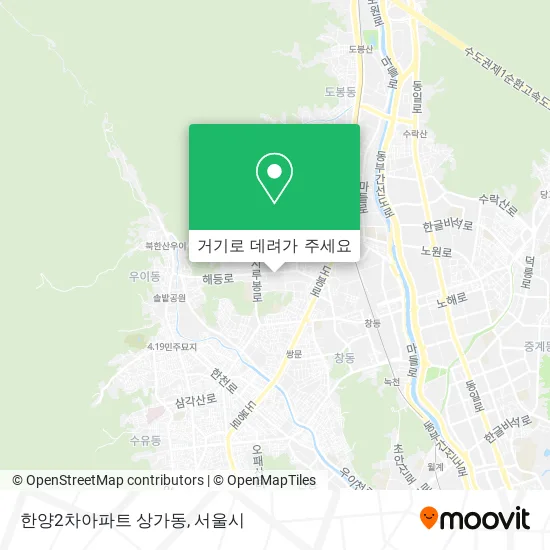 한양2차아파트 상가동 지도