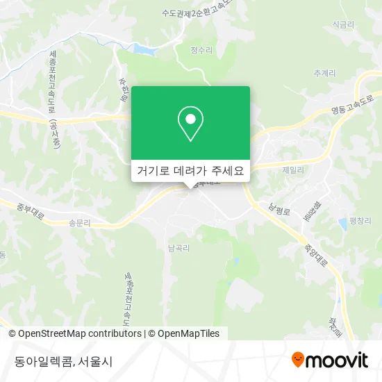 동아일렉콤 지도