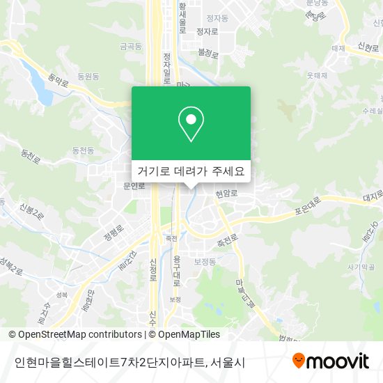 인현마을힐스테이트7차2단지아파트 지도