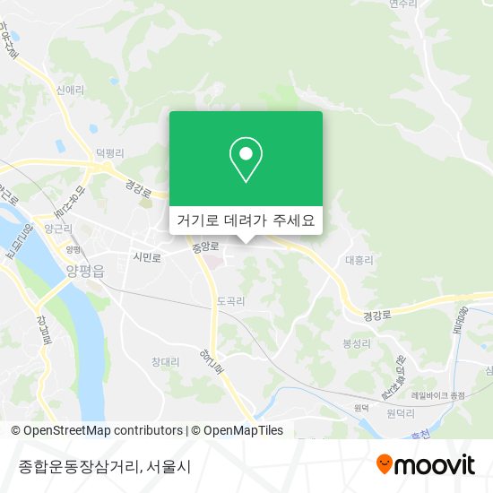 종합운동장삼거리 지도