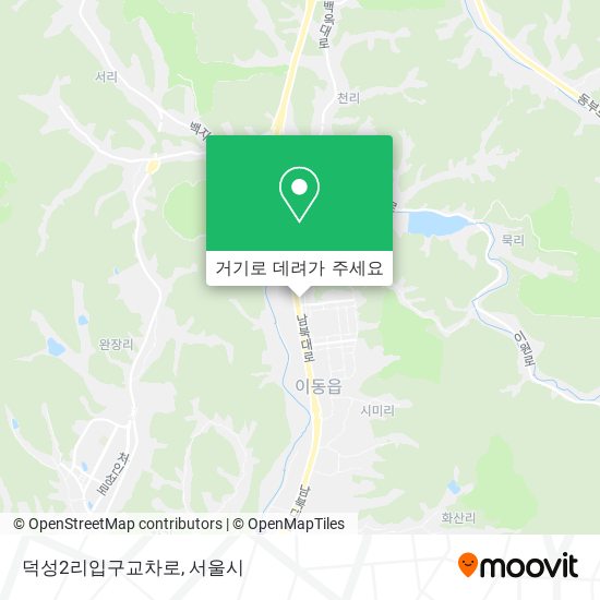 덕성2리입구교차로 지도