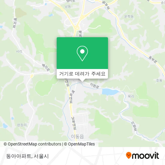 동아아파트 지도