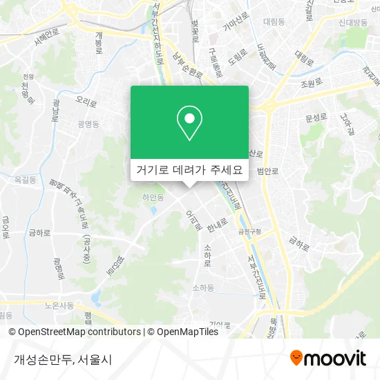 개성손만두 지도