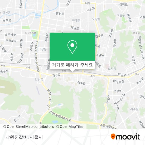 낙원진갈비 지도