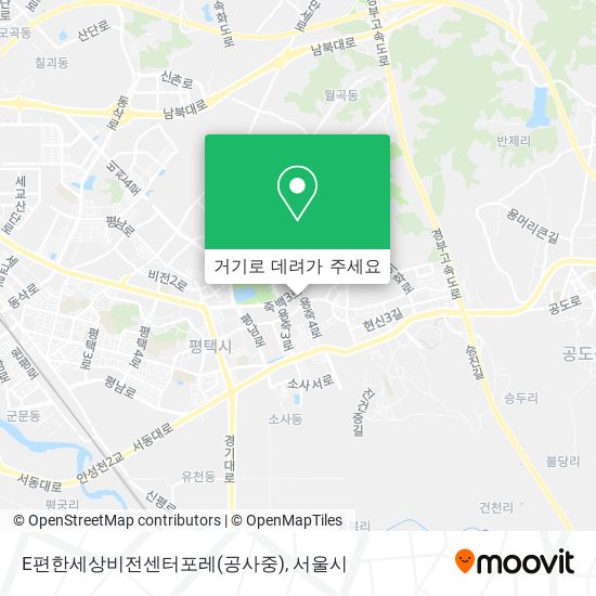 E편한세상비전센터포레(공사중) 지도