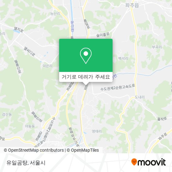 유일곰탕 지도
