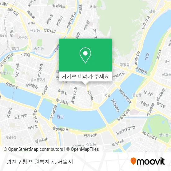 광진구청 민원복지동 지도