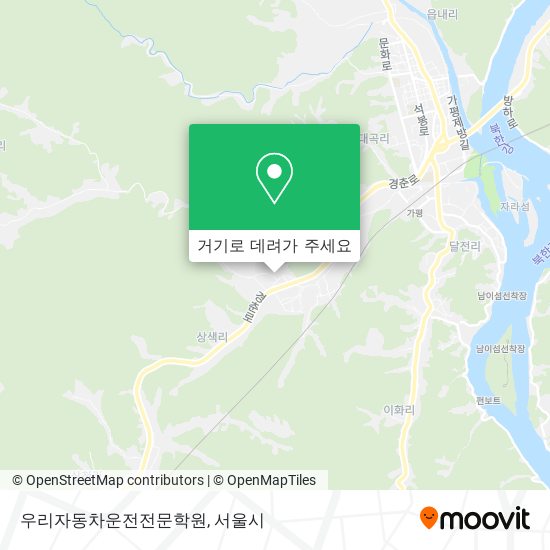 우리자동차운전전문학원 지도