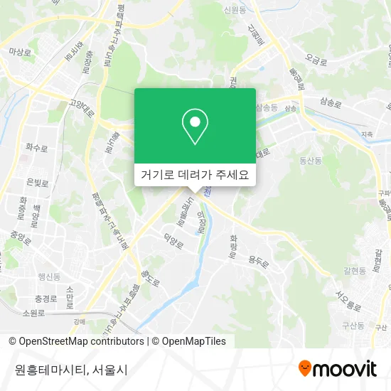 원흥테마시티 지도