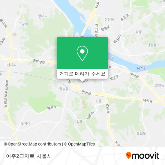 여주2교차로 지도