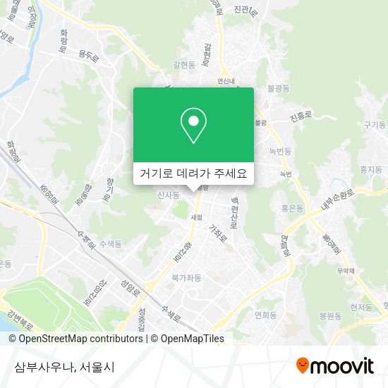 삼부사우나 지도