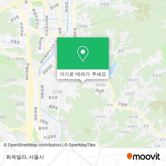 화목빌라 지도