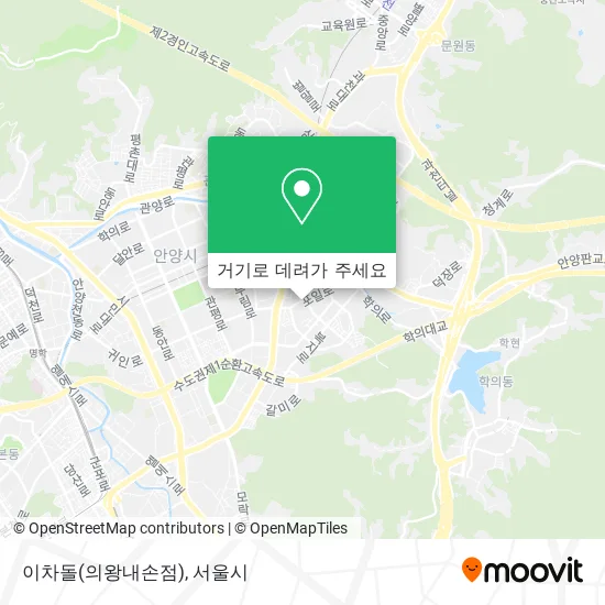 이차돌(의왕내손점) 지도