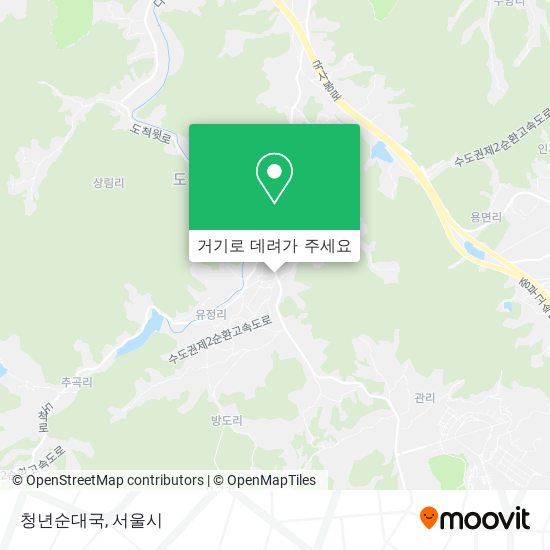 청년순대국 지도