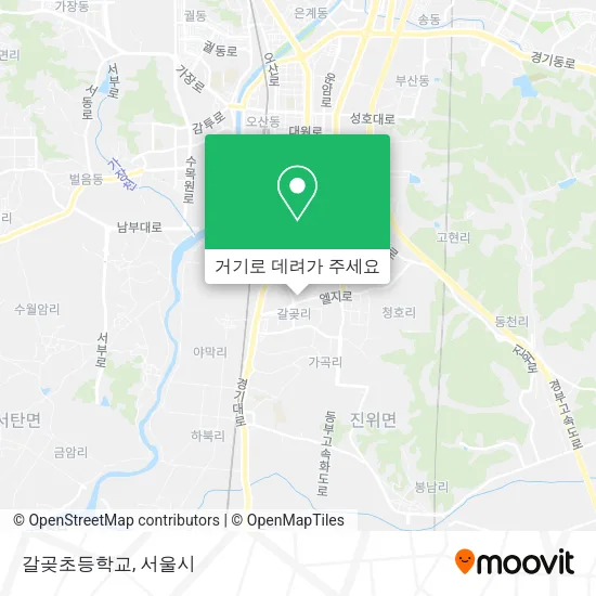 갈곶초등학교 지도