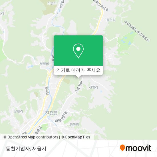 동천기업사 지도