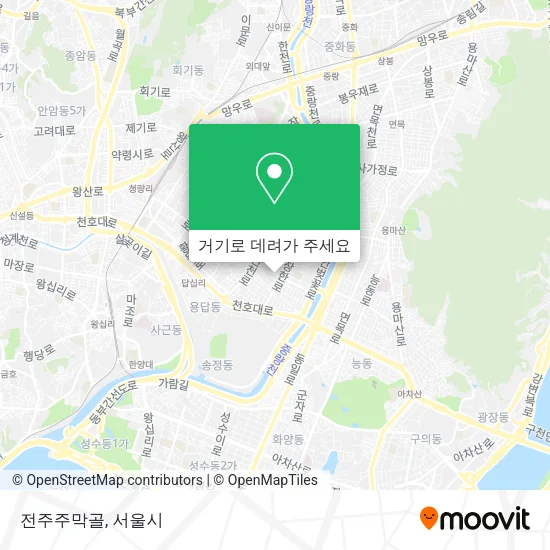 전주주막골 지도