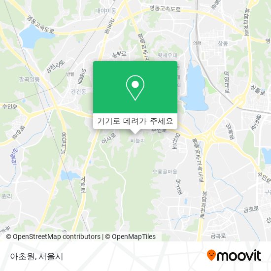 아초원 지도