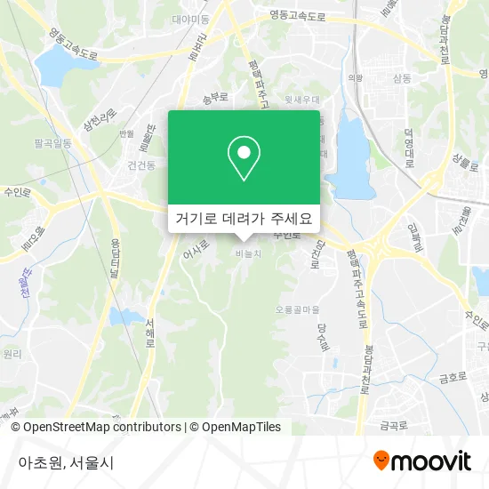 아초원 지도
