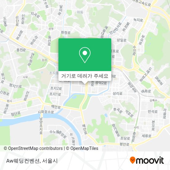 Aw웨딩컨벤션 지도