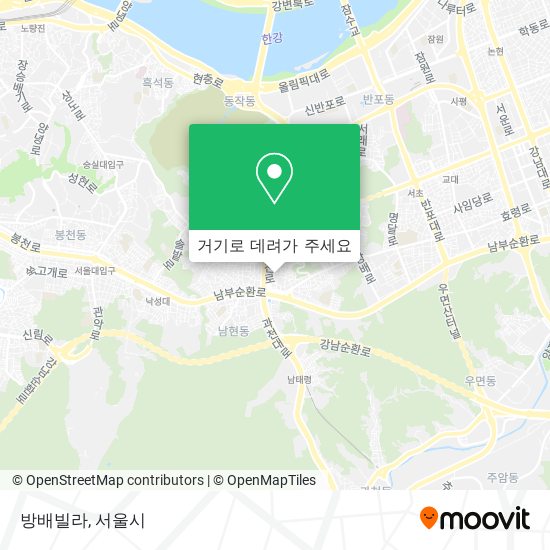 방배빌라 지도