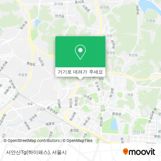 서안산Tg(하이패스) 지도