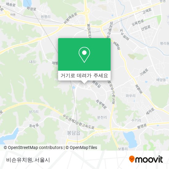 비손유치원 지도