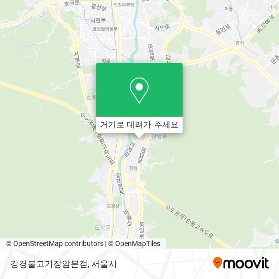 강경불고기장암본점 지도