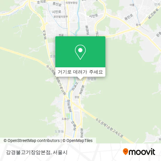 강경불고기장암본점 지도