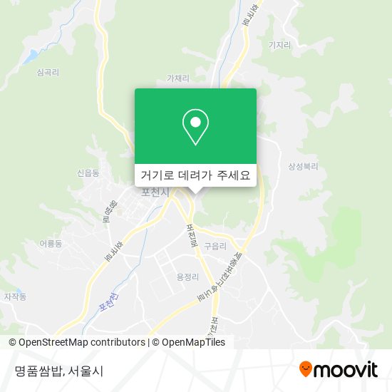 명품쌈밥 지도