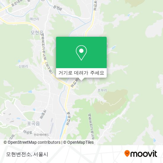 모현변전소 지도