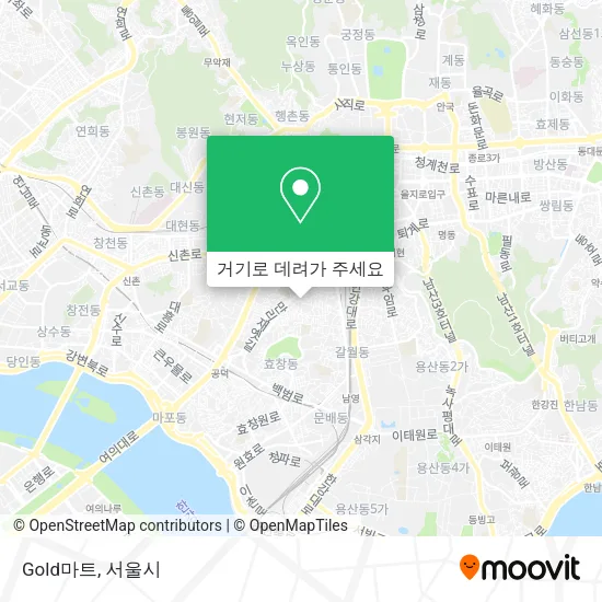 Gold마트 지도