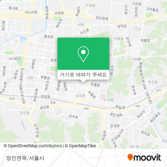 정인면옥 지도