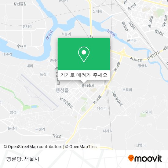 명륜당 지도
