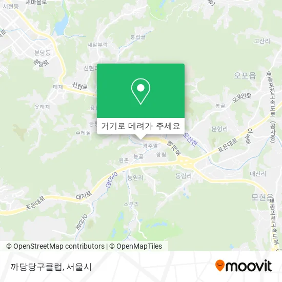 까당당구클럽 지도