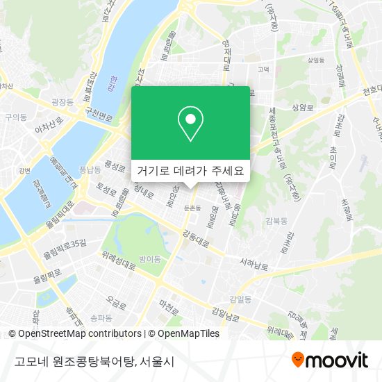 고모네 원조콩탕북어탕 지도