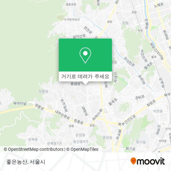 좋은농산 지도