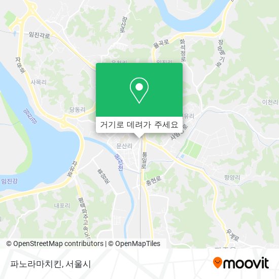 파노라마치킨 지도