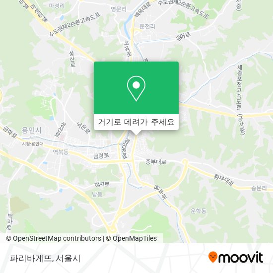 파리바게뜨 지도