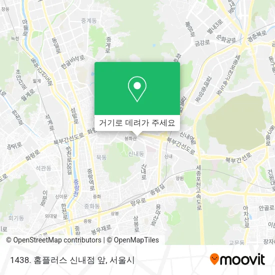 1438. 홈플러스 신내점 앞 지도