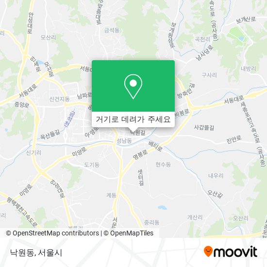 낙원동 지도