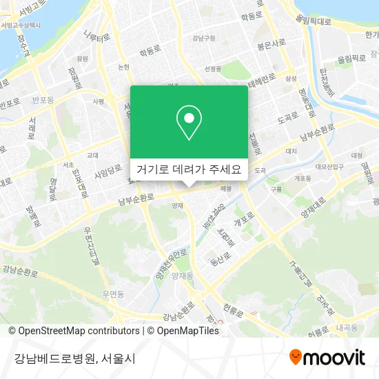 강남베드로병원 지도