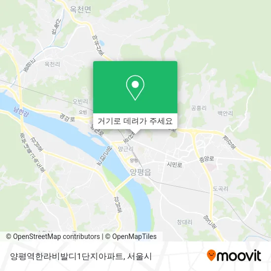 양평역한라비발디1단지아파트 지도