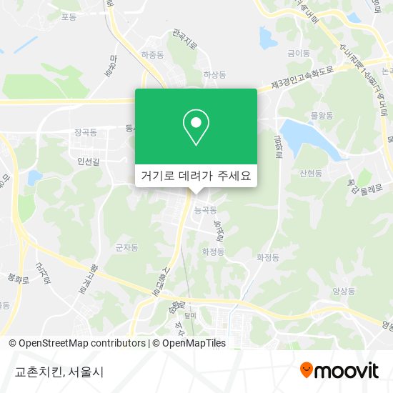 교촌치킨 지도