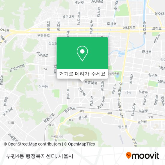 부평4동 행정복지센터 지도