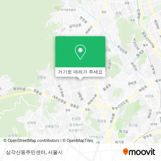삼각산동주민센터 지도