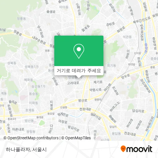하나플라자 지도
