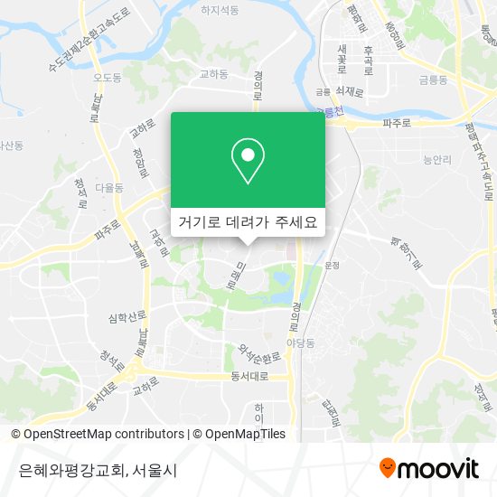 은혜와평강교회 지도